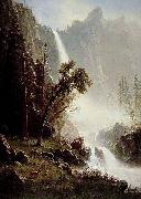 Albert Bierstadt Bridal Veil Falls painting